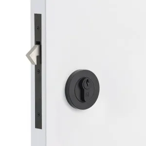 Matt Black Sliding Door Lock Kit by Manovella, a Door Hardware for sale on Style Sourcebook