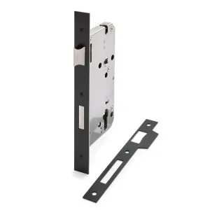 Matt Black Euro Mortice Lock 316SSS (85mm Pitch 60mm Backset) by Manovella, a Door Hardware for sale on Style Sourcebook