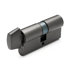 Gunmetal High Security Turn Snib 5 Pin Euro Cylinder by Manovella, a Door Hardware for sale on Style Sourcebook