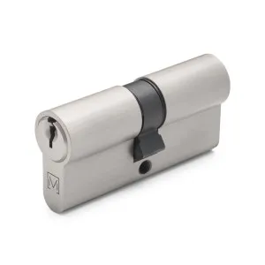 Brushed Nickel High Security Dual Function 5 Pin Euro Cylinder by Manovella, a Door Hardware for sale on Style Sourcebook