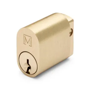 Satin Brass Oval 570 Cylinder by Manovella, a Door Hardware for sale on Style Sourcebook