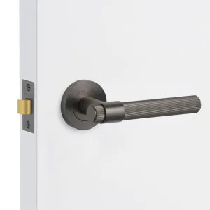 Gunmetal Passage Door Handle - Rochester by Manovella, a Door Hardware for sale on Style Sourcebook