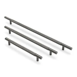 Gunmetal Knurled Appliance/Door Pull - Charmian by Manovella, a Door Hardware for sale on Style Sourcebook