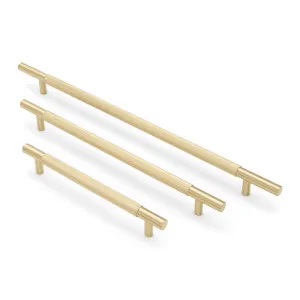Brushed Brass Knurled Appliance/Door Pull - Charmian by Manovella, a Door Hardware for sale on Style Sourcebook