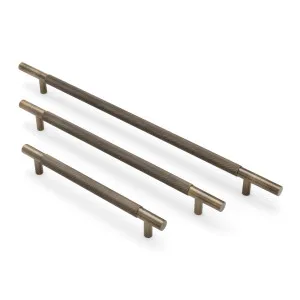 Aged Brass Knurled Appliance/Door Pull - Charmian by Manovella, a Door Hardware for sale on Style Sourcebook