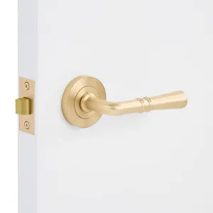 Satin Brass Passage Door Handle - Lexton by Manovella, a Door Hardware for sale on Style Sourcebook