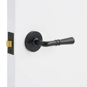 Matt Black Privacy Door Handle - Lexton by Manovella, a Door Hardware for sale on Style Sourcebook