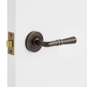 Aged Brass Passage Door Handle - Lexton by Manovella, a Door Hardware for sale on Style Sourcebook