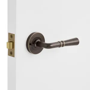 Aged Brass Privacy Door Handle - Lexton by Manovella, a Door Hardware for sale on Style Sourcebook