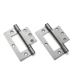 Gunmetal Ball Bearing Fast Fix Hinge (Pair) 100mm x 70mm by Manovella, a Door Hardware for sale on Style Sourcebook
