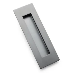 Gunmetal Sliding Door Flush Pull 150mm x 50mm by Manovella, a Door Hardware for sale on Style Sourcebook