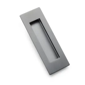 Gunmetal Sliding Door Flush Pull 120mm x 40mm by Manovella, a Door Hardware for sale on Style Sourcebook