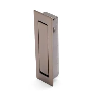 Aged Brass Concealed Sliding Door Edge Pull by Manovella, a Door Hardware for sale on Style Sourcebook