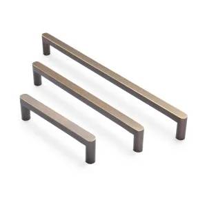 Aged Brass Straight Profile Cabinet Pull - Clio by Manovella, a Cabinet Hardware for sale on Style Sourcebook