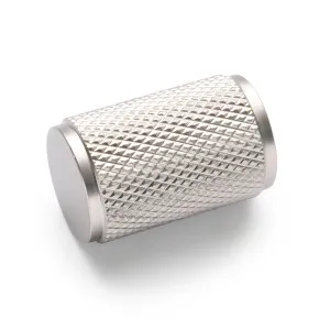 Brushed Nickel Knurled Cabinet Knob - Helena by Manovella, a Cabinet Hardware for sale on Style Sourcebook