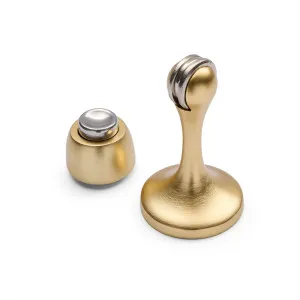 Satin Brass Magnetic Door Stop by Manovella, a Door Hardware for sale on Style Sourcebook
