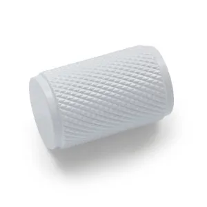White Knurled Cabinet Knob - Helena by Manovella, a Cabinet Hardware for sale on Style Sourcebook