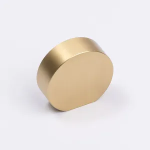 Brushed Brass Disc Cabinet Knob - Katherina by Manovella, a Cabinet Hardware for sale on Style Sourcebook