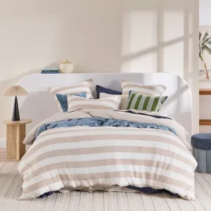 Muse St Barts Stripe Quilt Cover Set Natural by Muse, a Quilt Covers for sale on Style Sourcebook