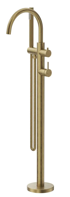 LVB Mica Freestanding Bath Mixer with Hand Shower by Bella Vista, a Bathroom Taps & Mixers for sale on Style Sourcebook