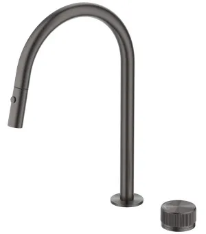 Mica Fluted Pull-Out Hob Mixer Set by Bella Vista, a Kitchen Taps & Mixers for sale on Style Sourcebook