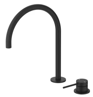 Mica Gooseneck Hob Sink/Basin Mixer Set by Bella Vista, a Bathroom Taps & Mixers for sale on Style Sourcebook