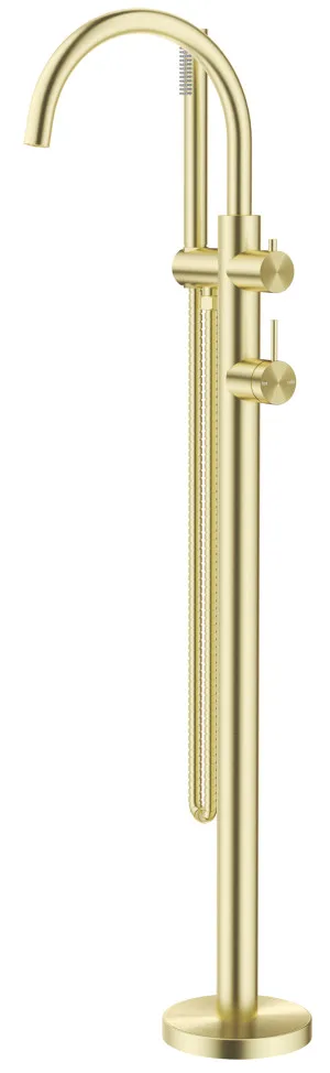 Mica Freestanding Bath Mixer with Hand Shower by Bella Vista, a Bathroom Taps & Mixers for sale on Style Sourcebook