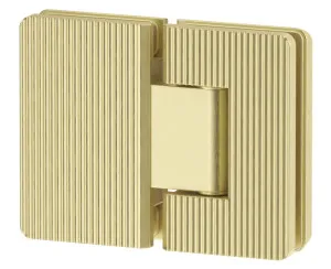 Shower Screen Hinge - Fluted - Glass To Glass by Bella Vista, a Shower Hinges for sale on Style Sourcebook