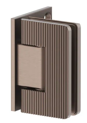 Shower Screen Hinge - Fluted - Glass To Wall by Bella Vista, a Shower Hinges for sale on Style Sourcebook