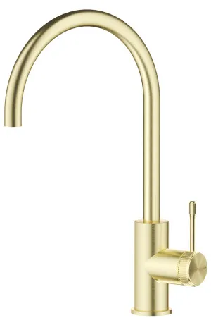 Coming Soon - Mica Fluted Gooseneck Sink Mixer by Bella Vista, a Kitchen Taps & Mixers for sale on Style Sourcebook