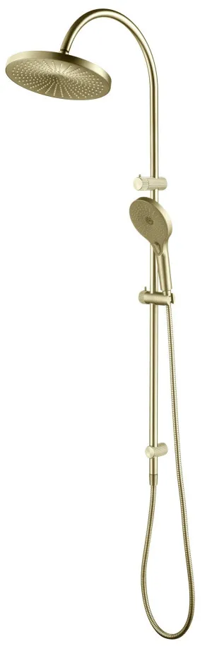Mica Fluted Gooseneck Dual Shower Rail by Bella Vista, a Accessible for sale on Style Sourcebook