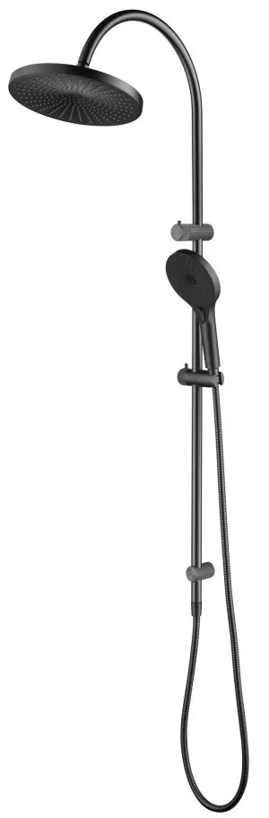 Mica Fluted Gooseneck Dual Shower Rail by Bella Vista, a Accessible for sale on Style Sourcebook