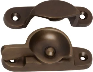 Sash Window Fastener - Classic - Antique Brass by Tradco, a Window Hardware for sale on Style Sourcebook