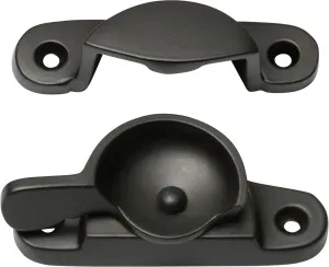 Sash Window Fastener - Classic - Matt Black by Tradco, a Window Hardware for sale on Style Sourcebook