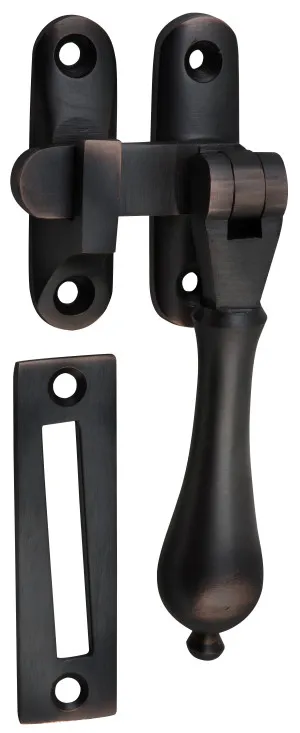 Long Throw Teadrop Casement Window Fastener - Antique Copper by Tradco, a Window Hardware for sale on Style Sourcebook