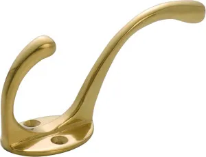 Victorian Hat & Coat Hook - Polished Brass by Tradco, a Door Hardware for sale on Style Sourcebook