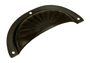 Fluted Drawer Pull - Sheet Brass - Antique Brass by Tradco, a Cabinet Hardware for sale on Style Sourcebook