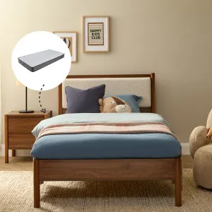 Blair King Single Bed + Mattresses Bundle - Walnut - Mocka by Mocka., a Mattresses for sale on Style Sourcebook