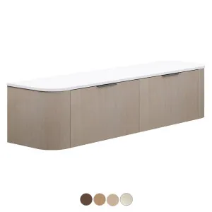 Lena 1800 Single Bowl Wall Hung Double Curve Cabinet by Fienza, a Vanities for sale on Style Sourcebook