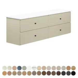 Tansy 1800 Double Bowl Wall Hung Cabinet by Fienza, a Vanities for sale on Style Sourcebook