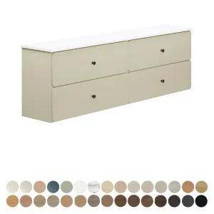 Tansy 1800 Ensuite Double Bowl Wall Hung Cabinet by Fienza, a Vanities for sale on Style Sourcebook
