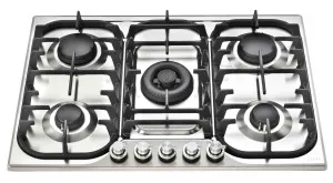 ILVE 70cm H-Series Natural Gas Cooktop HCB70CSS by Ilve, a Cooktops for sale on Style Sourcebook