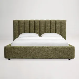 Arlo Storage Queen Bed (Tufted Headboard) Frame, Green, by Lounge Lovers by Lounge Lovers, a Beds & Bed Frames for sale on Style Sourcebook