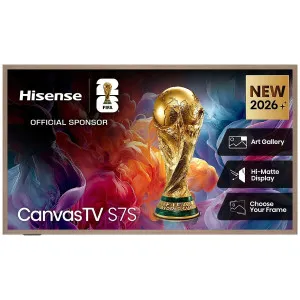 Hisense 75'' S7S Hi-QLED 4K Canvas TV Black [2026] 75S7SAU by HiSense, a Home Entertainment for sale on Style Sourcebook