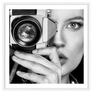 Elle Framed Print in 103 x 103cm by OZ Design, a Prints for sale on Style Sourcebook