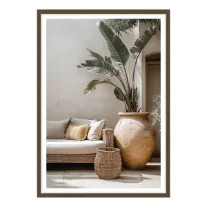 Terracotta Calm Framed Print in 84 x 118cm by OZ Design, a Prints for sale on Style Sourcebook