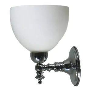 Koscina Wall Light with Decatron Opal Matte Shade, Chrome by Lighting Inspirations, a Wall Lighting for sale on Style Sourcebook