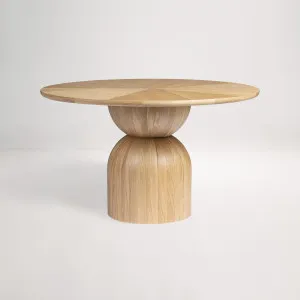 Campana Round Dining Table, Oak, by Lounge Lovers by Lounge Lovers, a Dining Tables for sale on Style Sourcebook