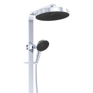 Kuro Deluxe Twin Shower Round Head, Chrome by Fienza, a Shower Heads & Mixers for sale on Style Sourcebook