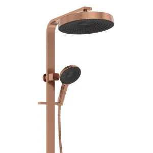 Kuro Deluxe Twin Shower Round Head, Brushed Copper by Fienza, a Shower Heads & Mixers for sale on Style Sourcebook